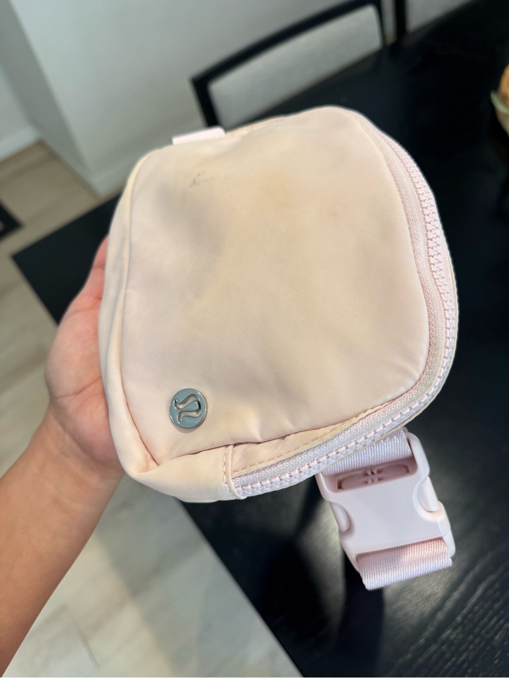 lululemon athletica Light Pink Crossbody Belt Bag